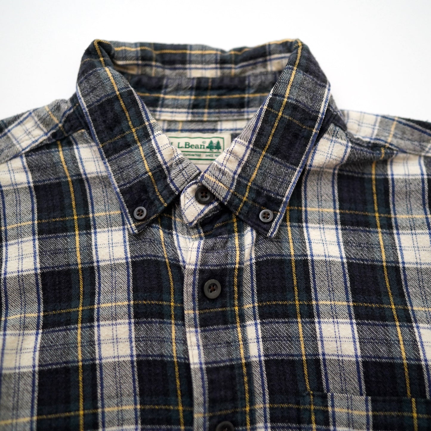 L.L.Bean plaid flannnal shirt