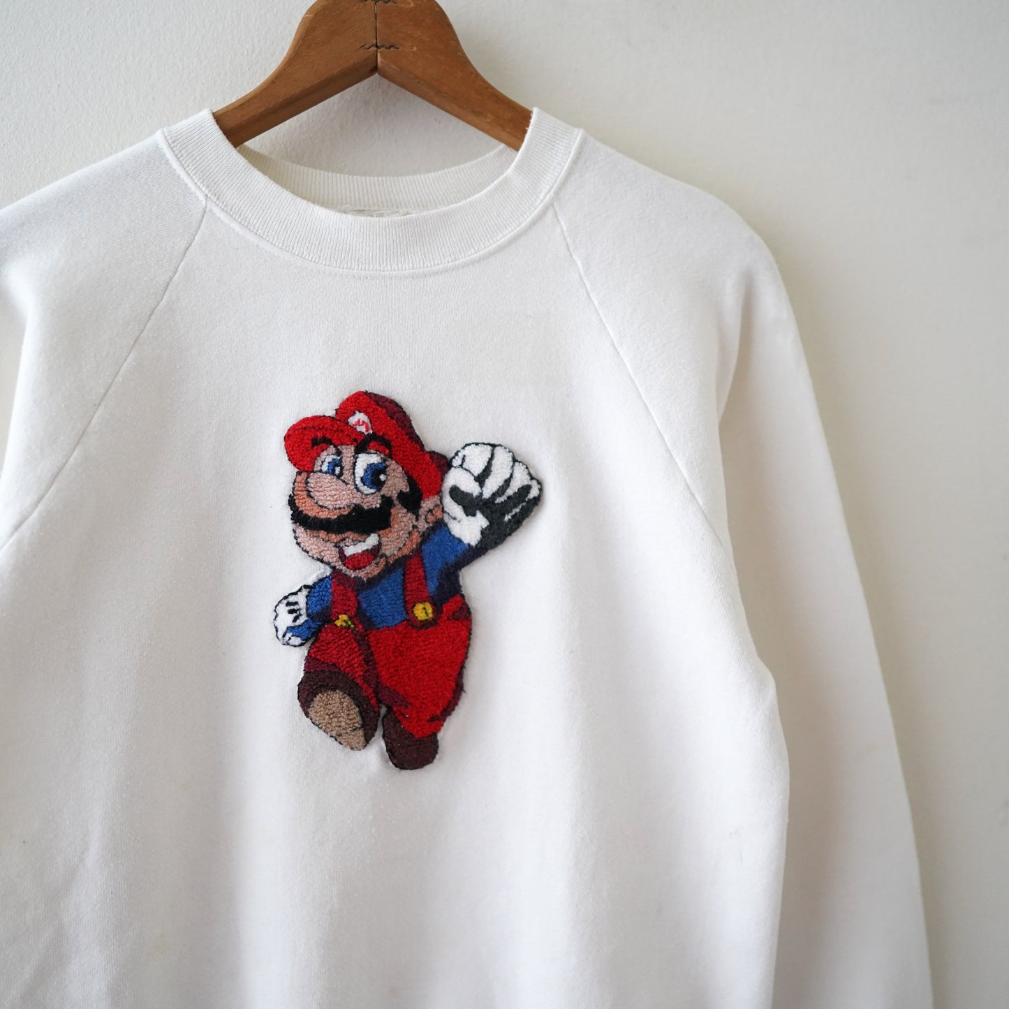 80s FRUIT OF THE LOOM mario sweat