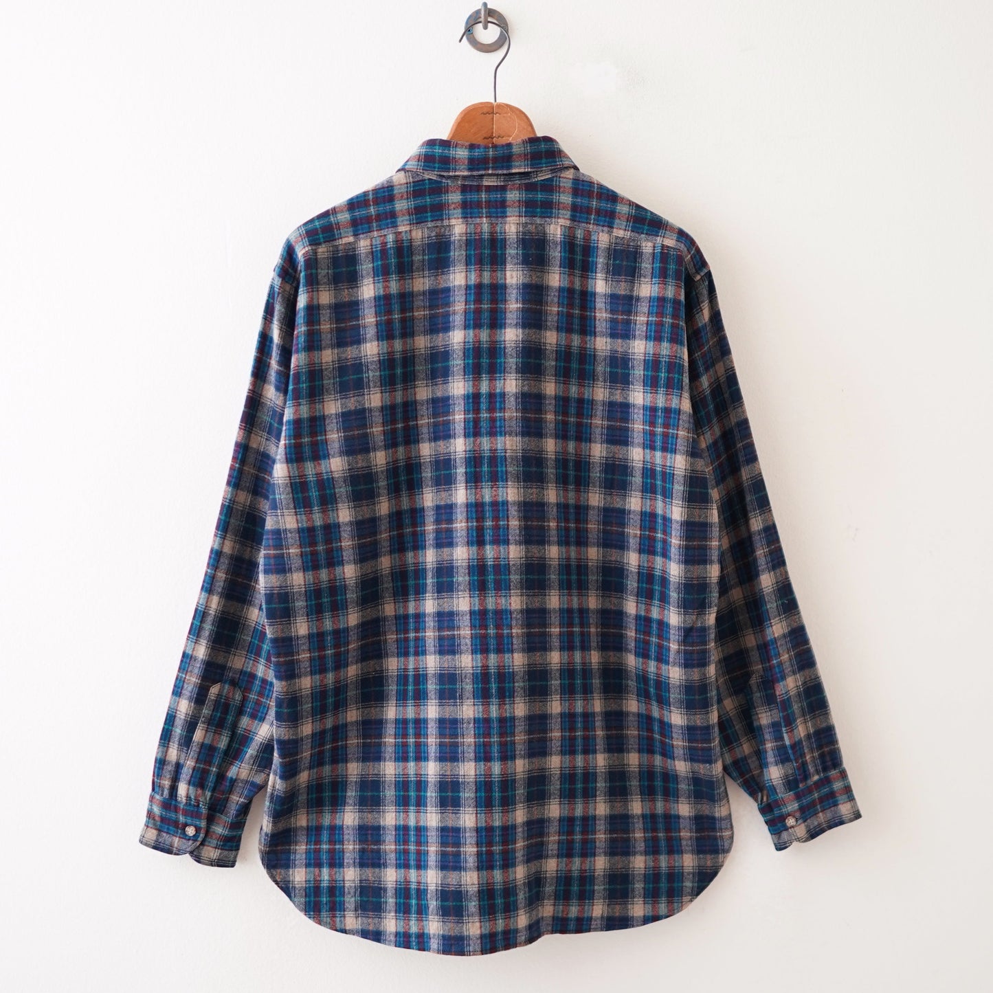 70s PENDLETON check long shirt