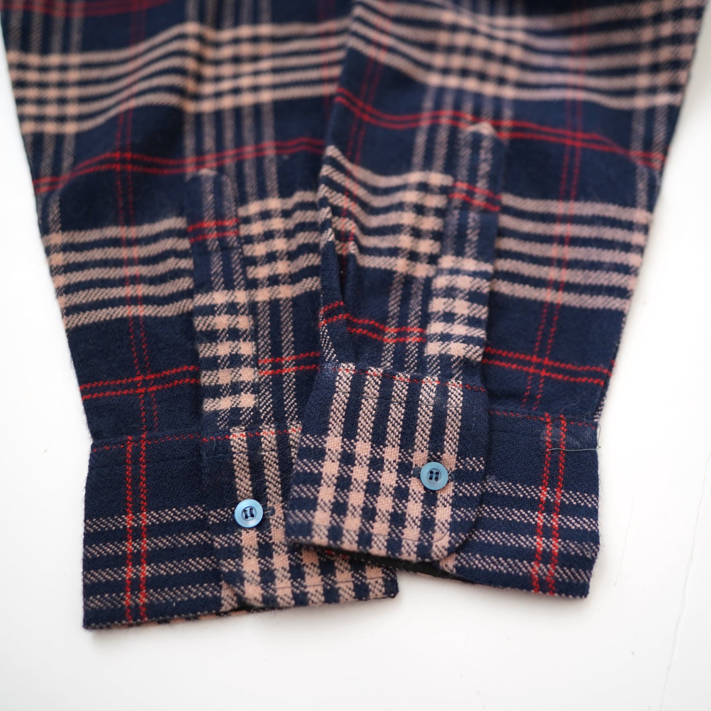 VIP flannel check long shirt