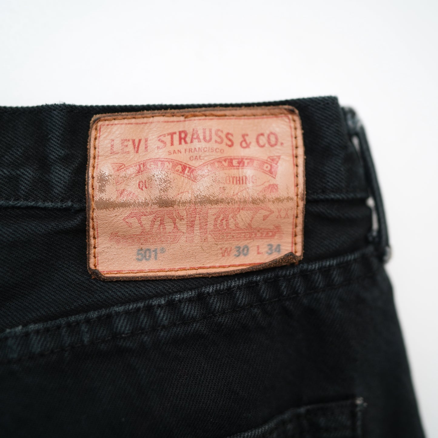 Levi's 501 ripped denim pants