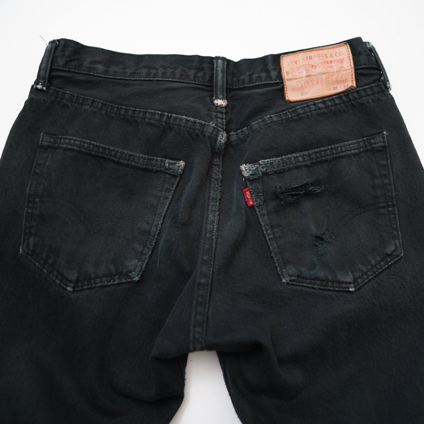 Levi's 501 ripped denim pants