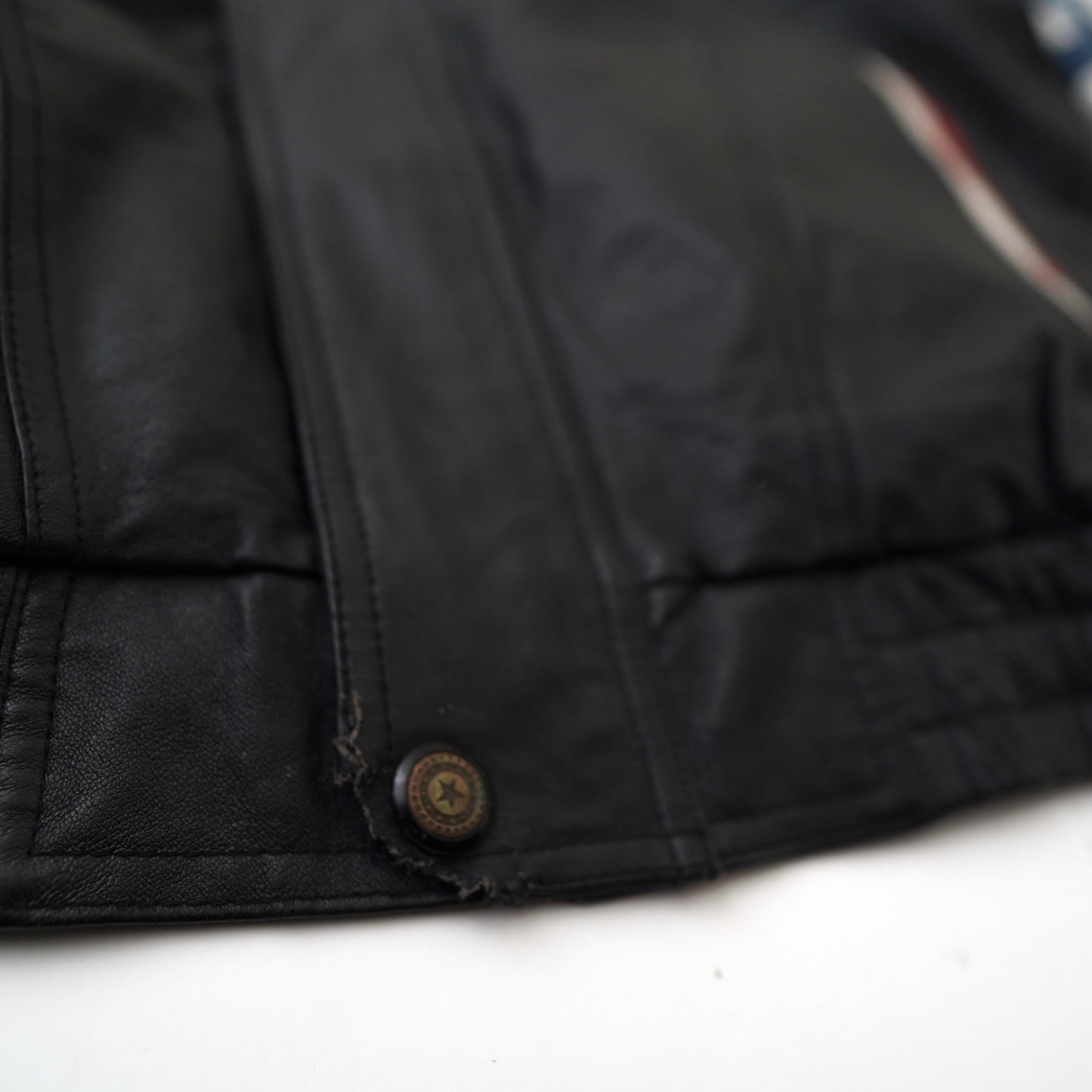 90s leather jacket
