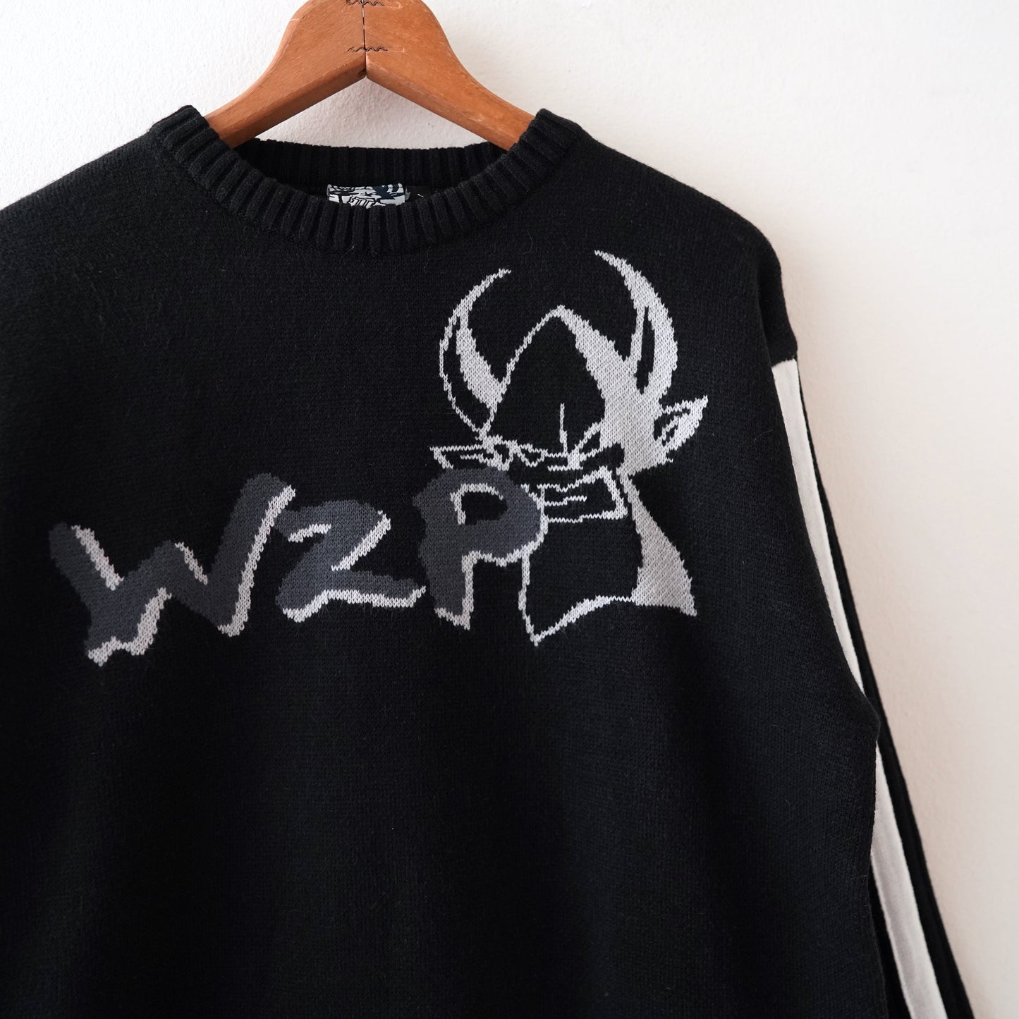 devil pattern sweater