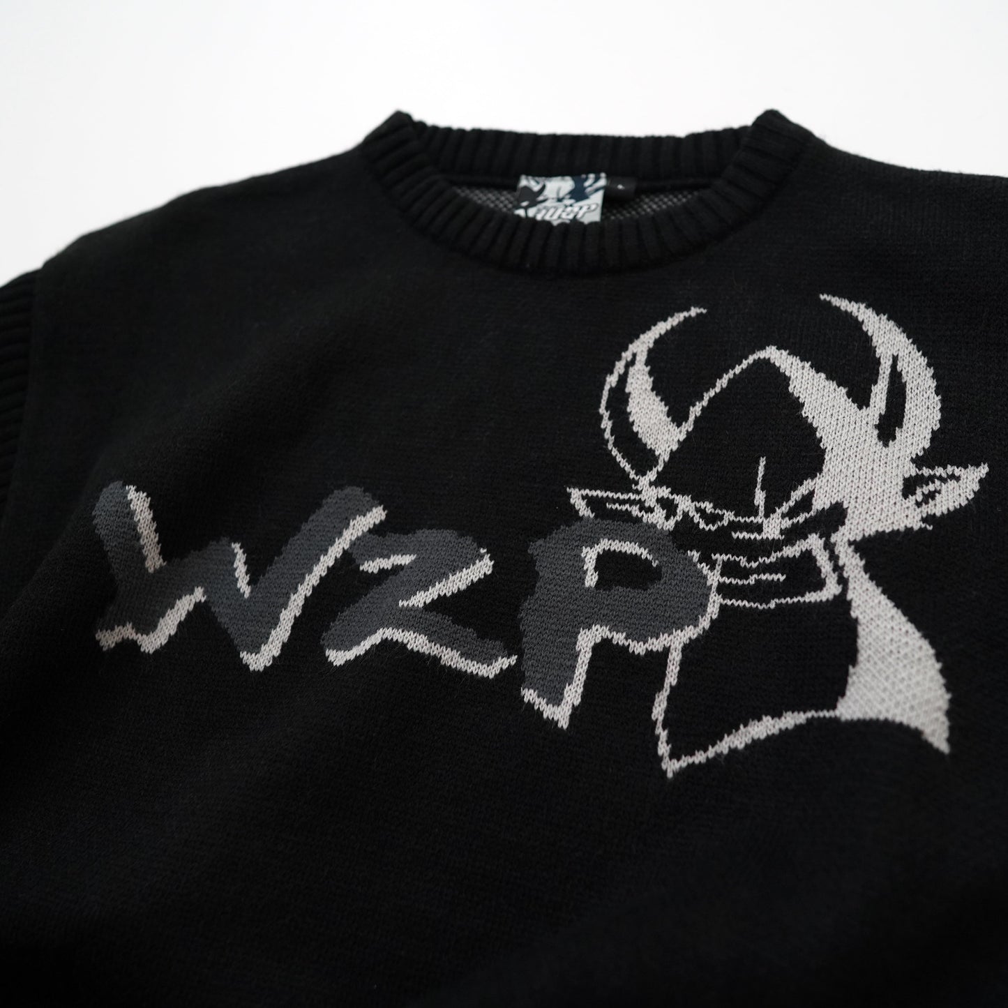 devil pattern sweater