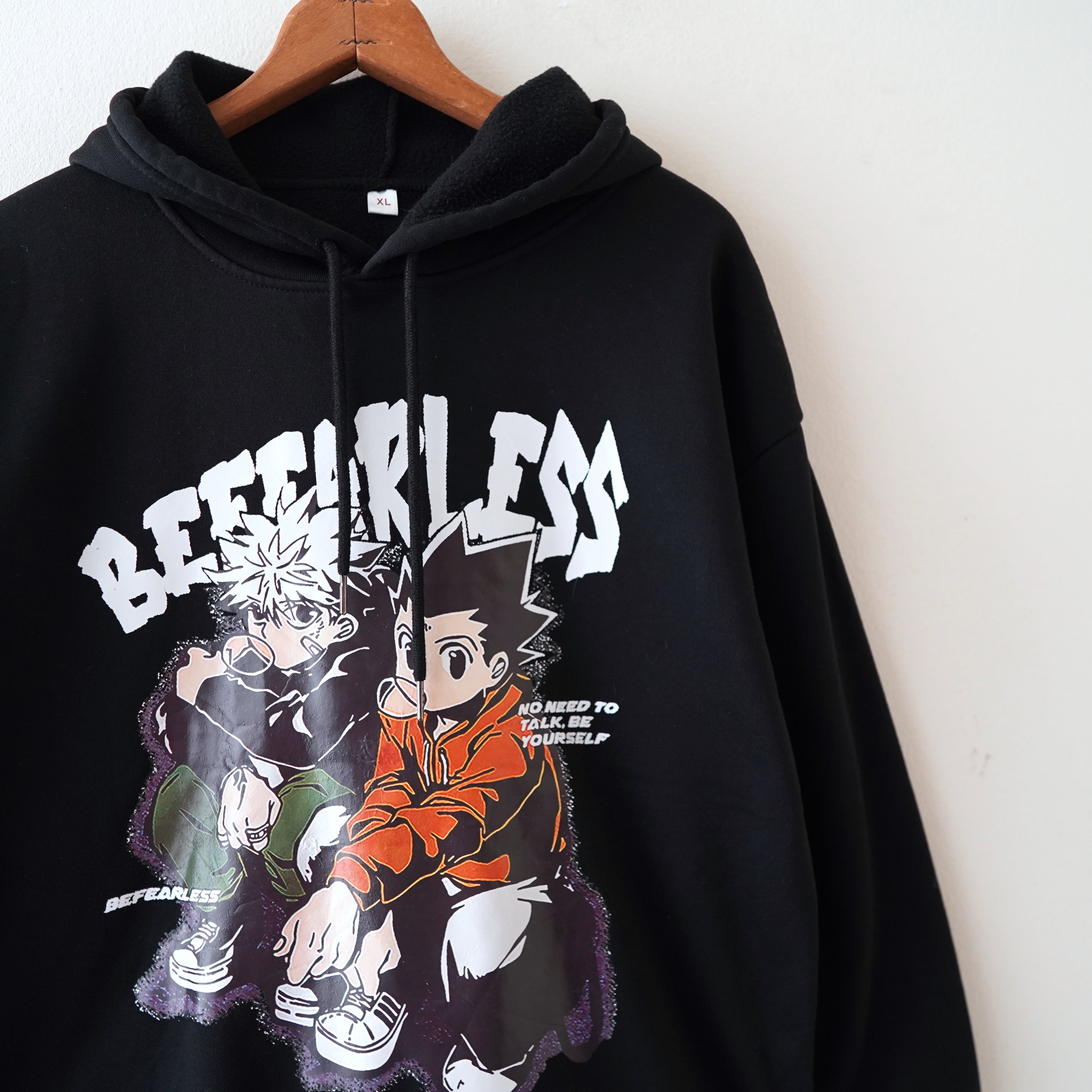 HUNTER フード付きパーカー M 黒 HUNTER×HUNTER hoodie – NEVERKNOWS