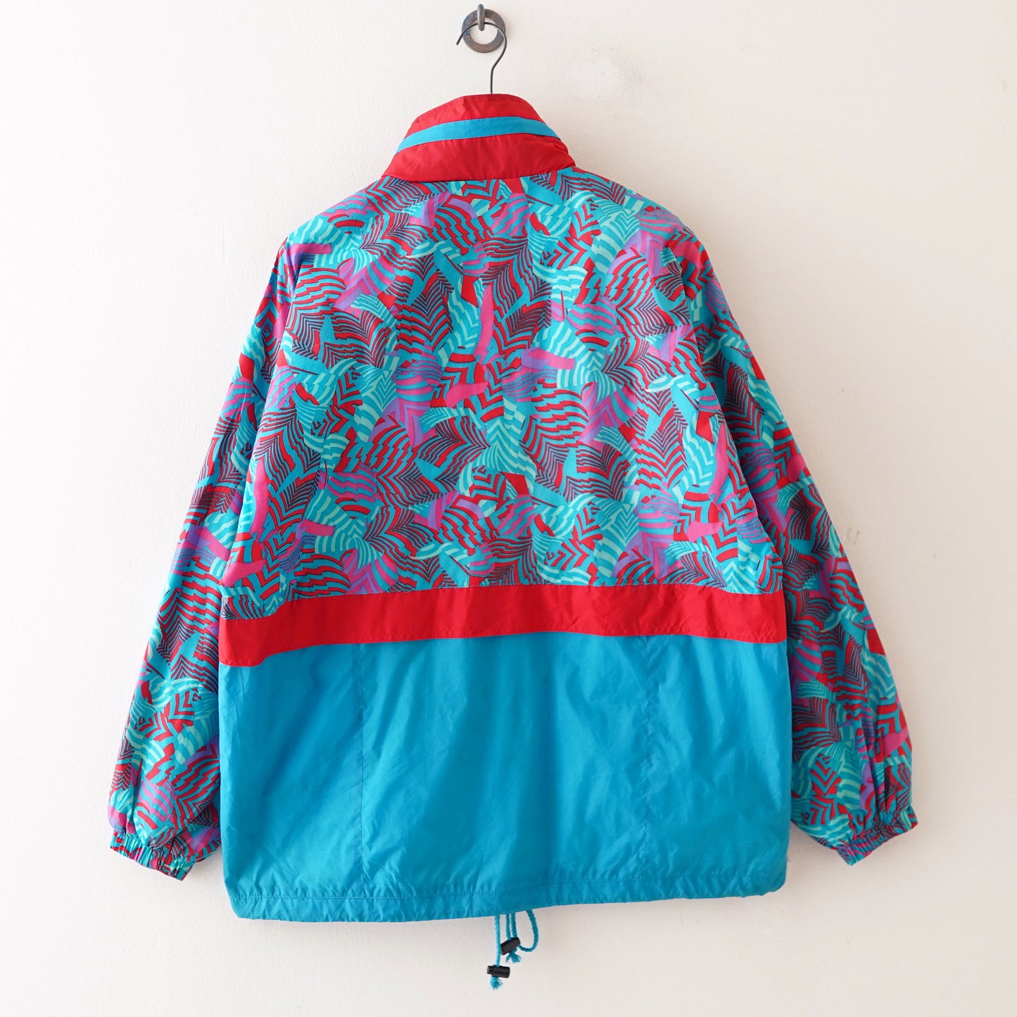 90s half zip nylon jacket