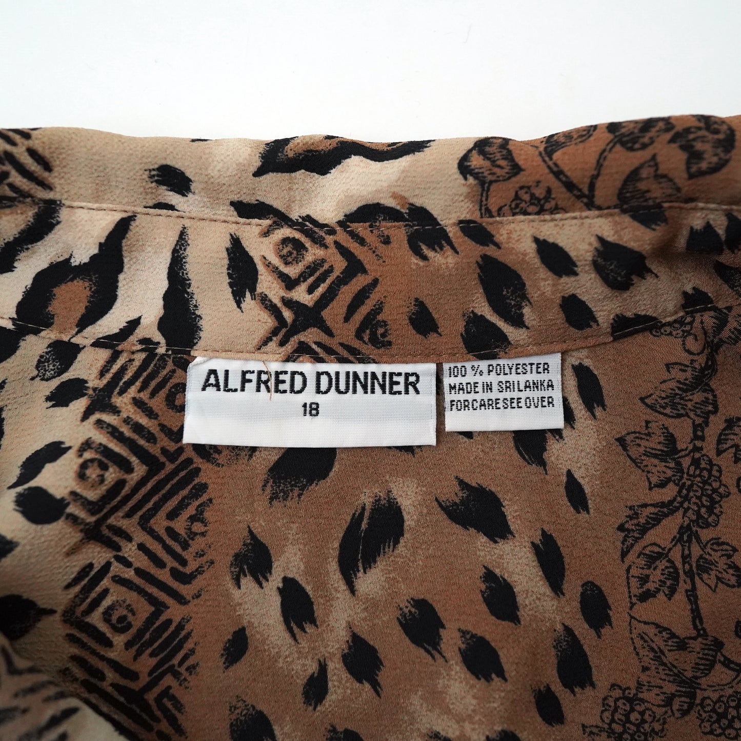 ALFRED DUNNER leopard shirt