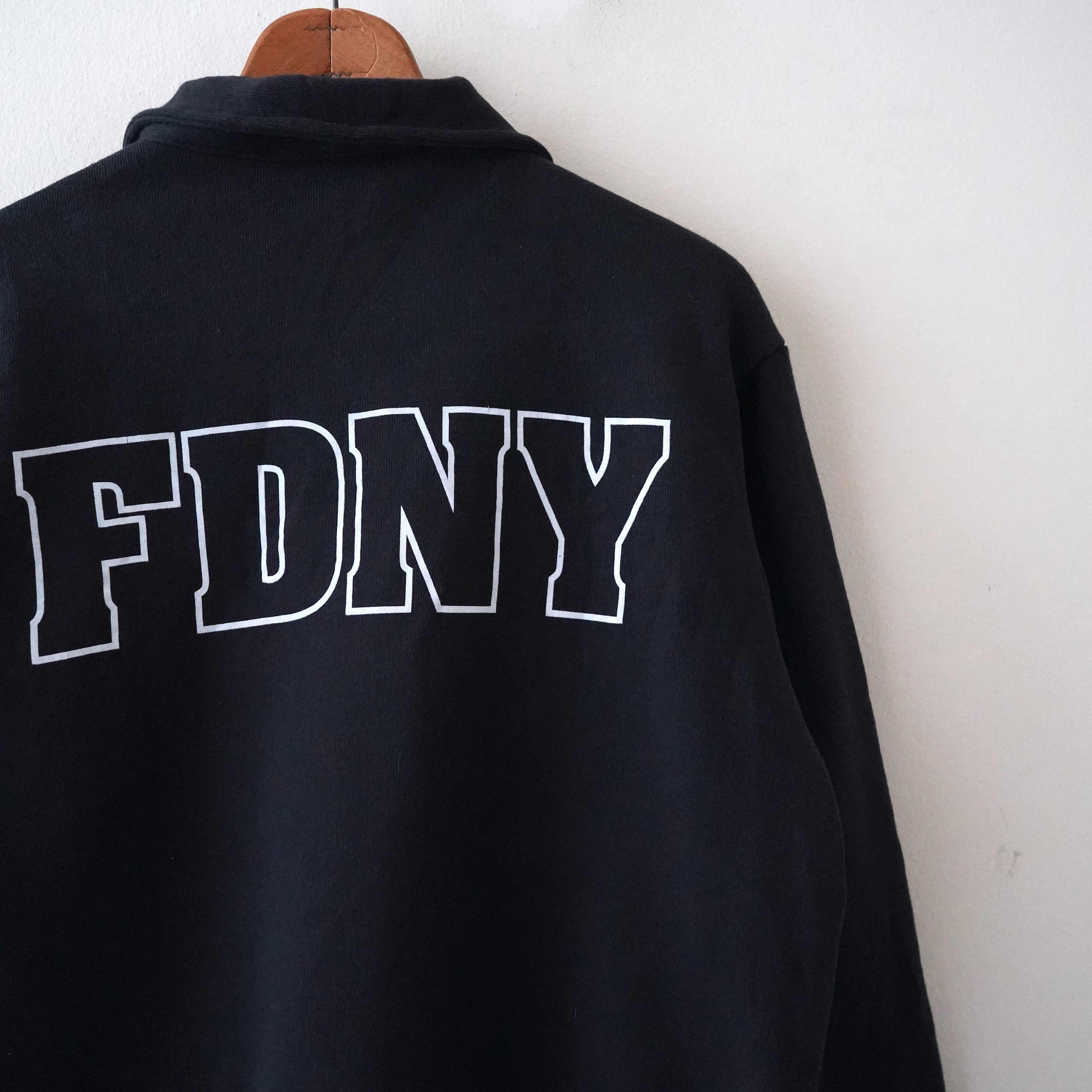 90s FDNY half zip sweat – NEVERKNOWS