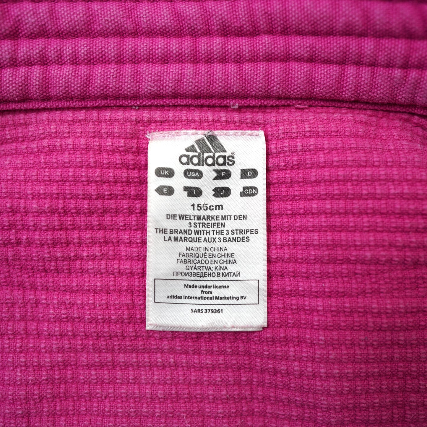 adidas embroidery judo jacket