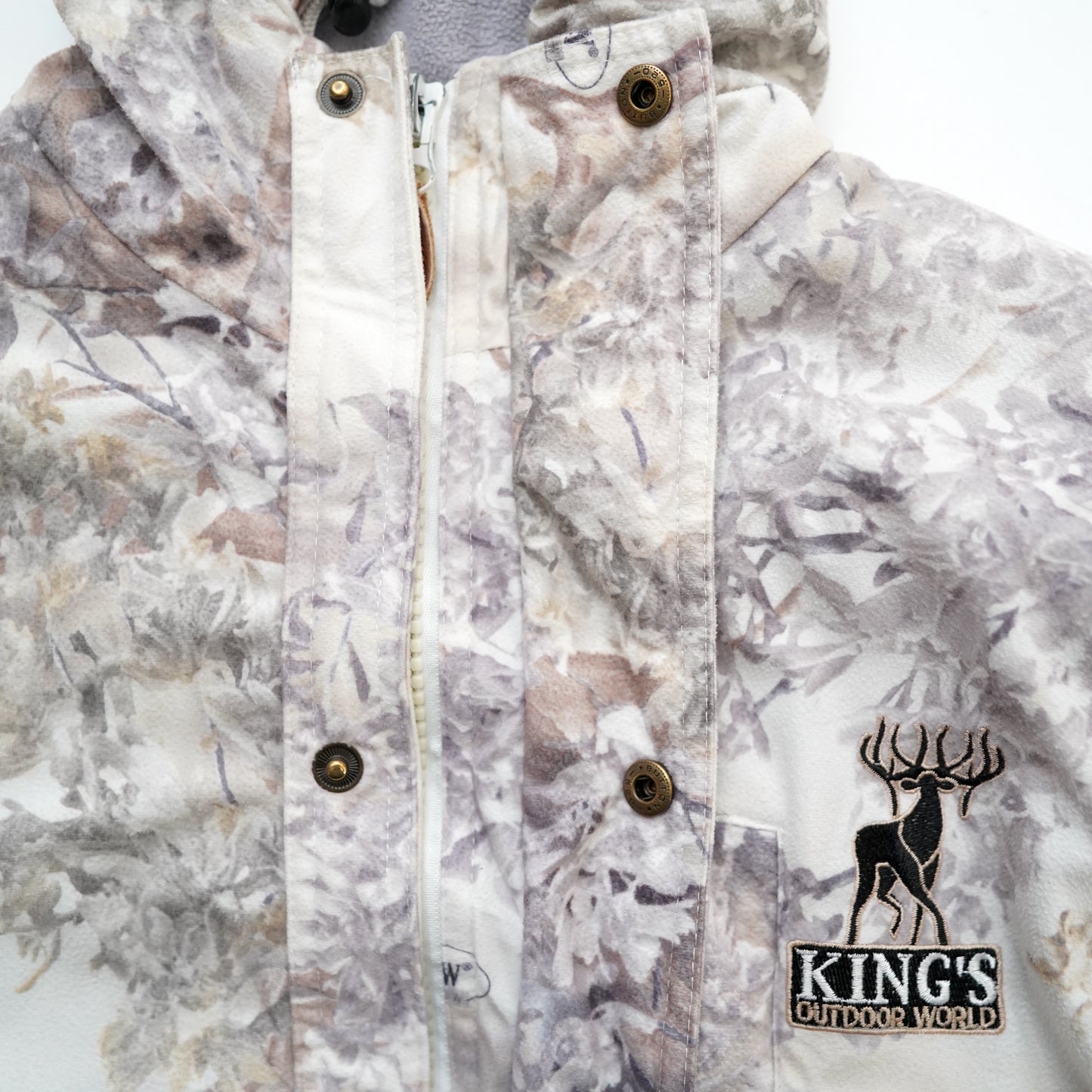 KING'S flower flannel jacket