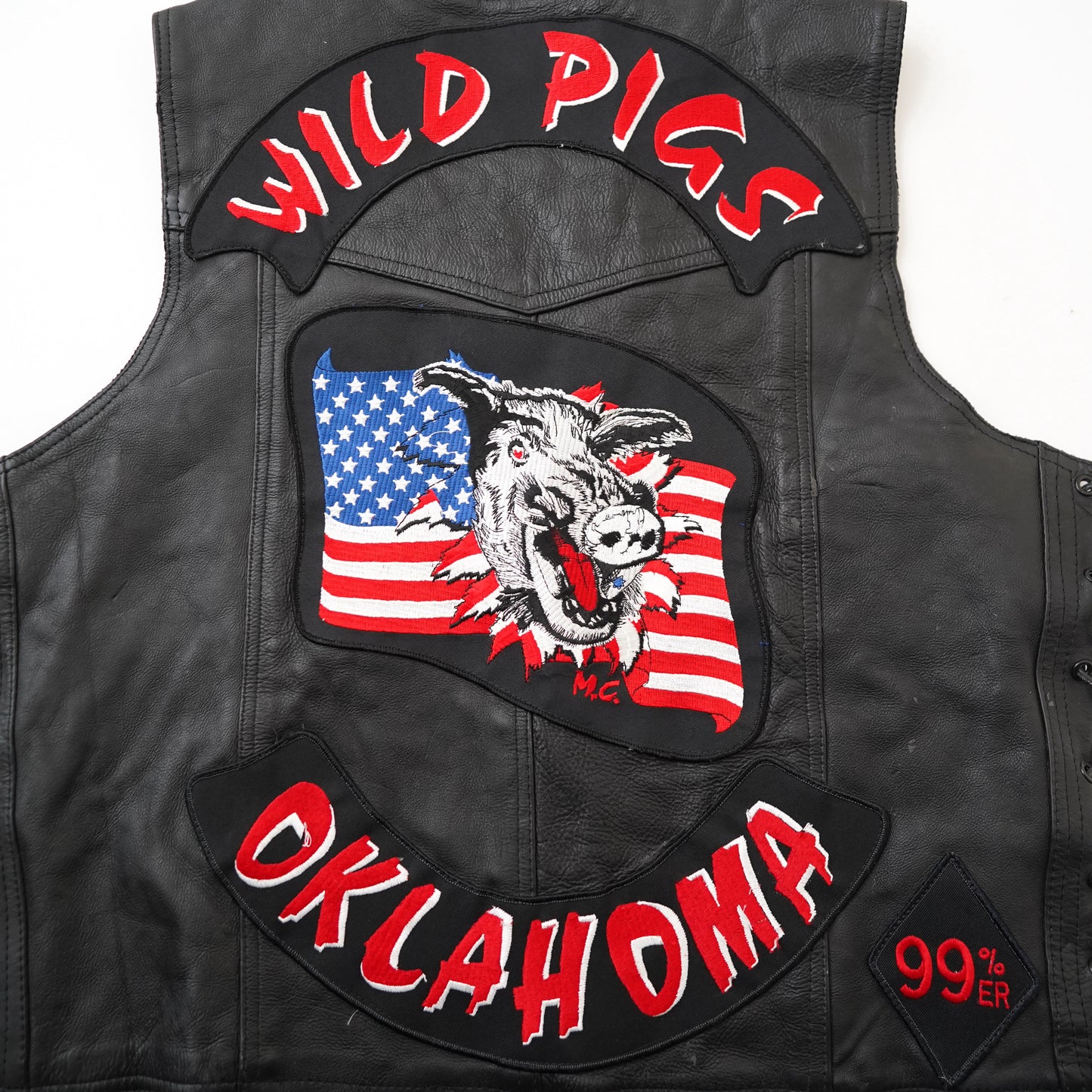 BIKER'S LEATHER STUFF leather vest