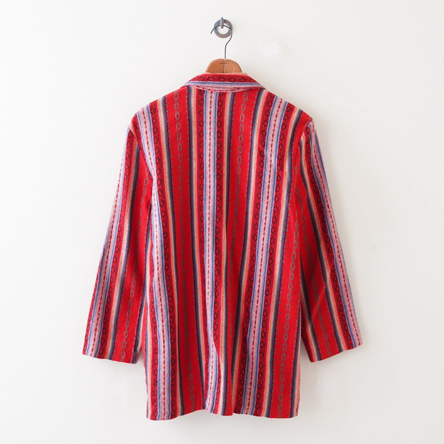 80s ethnic stripe jacket