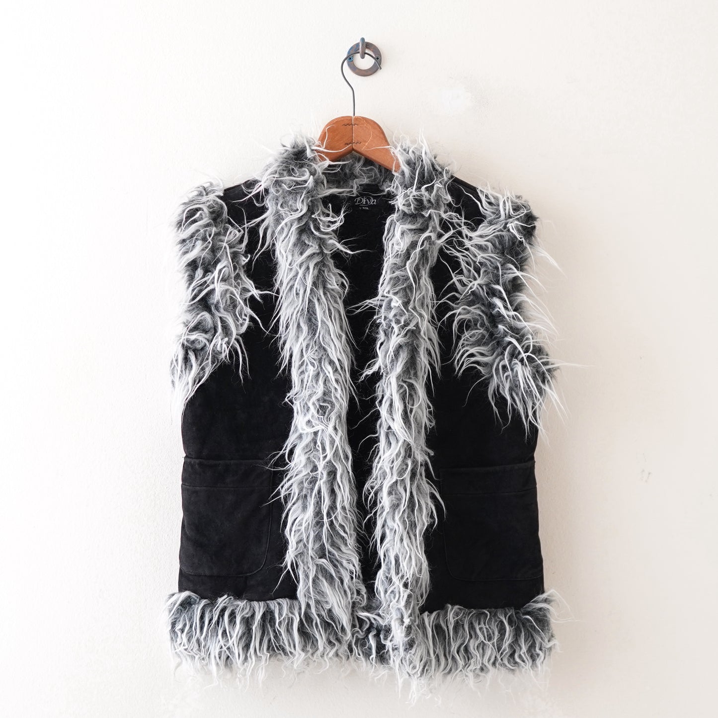 feather vest