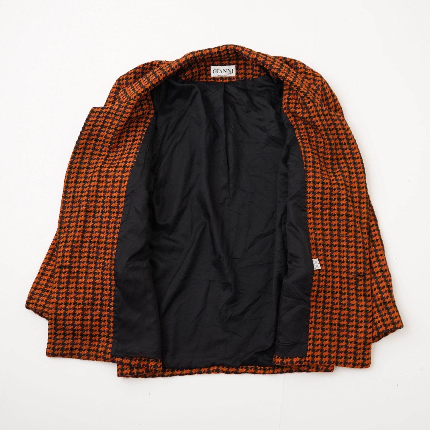 Houndstooth tailored jacket