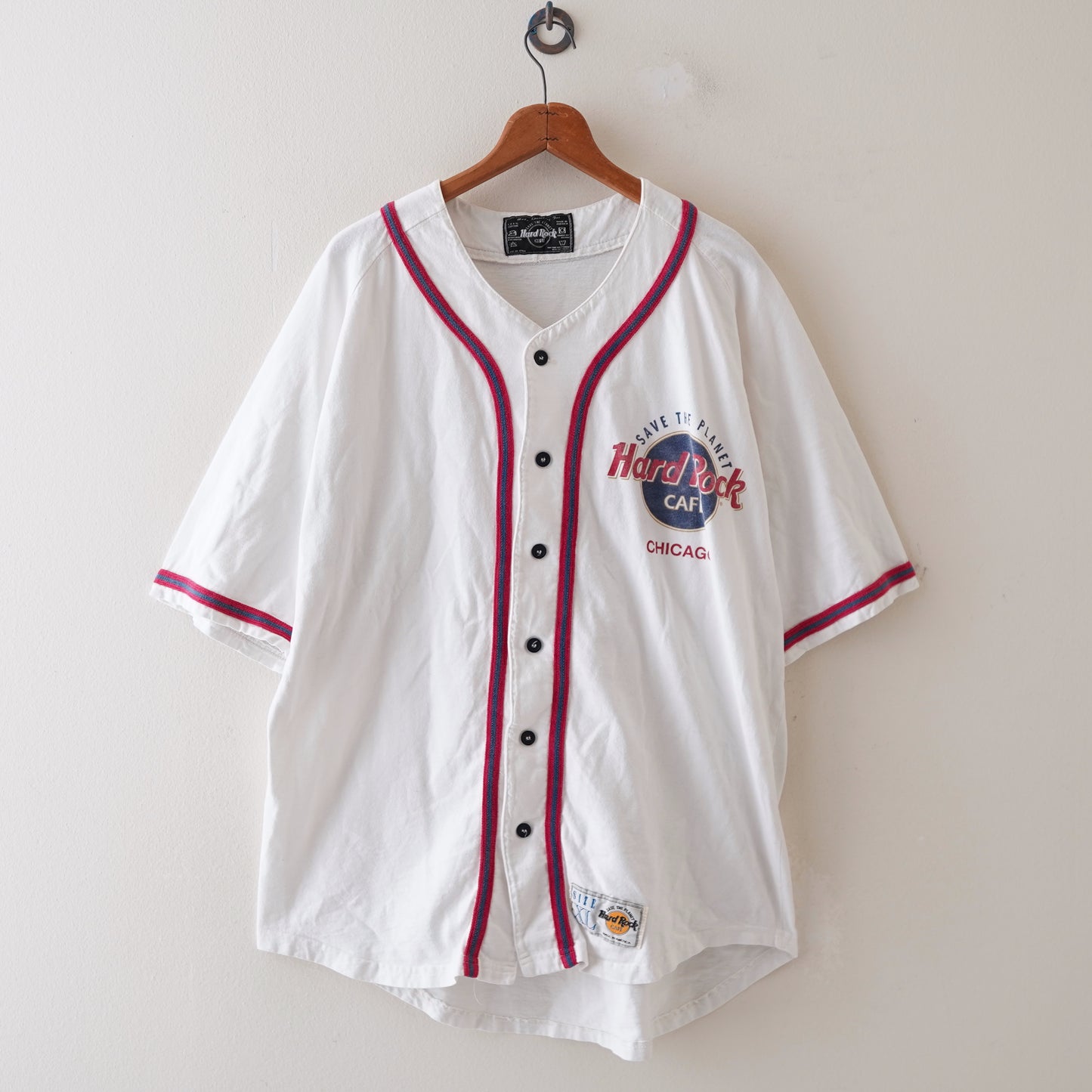 Hard Rock CAFE chicago baseball shirt