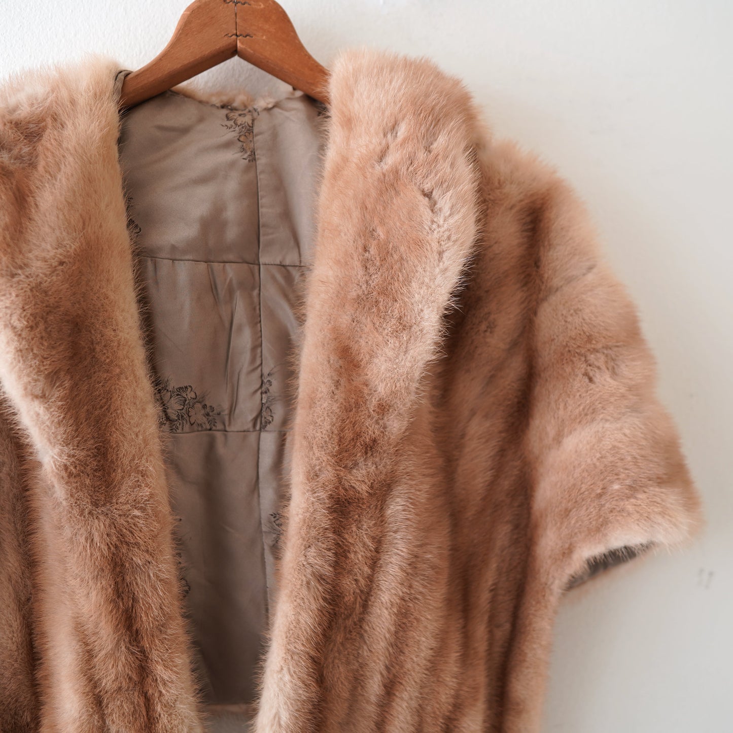 mink fur shawl jacket