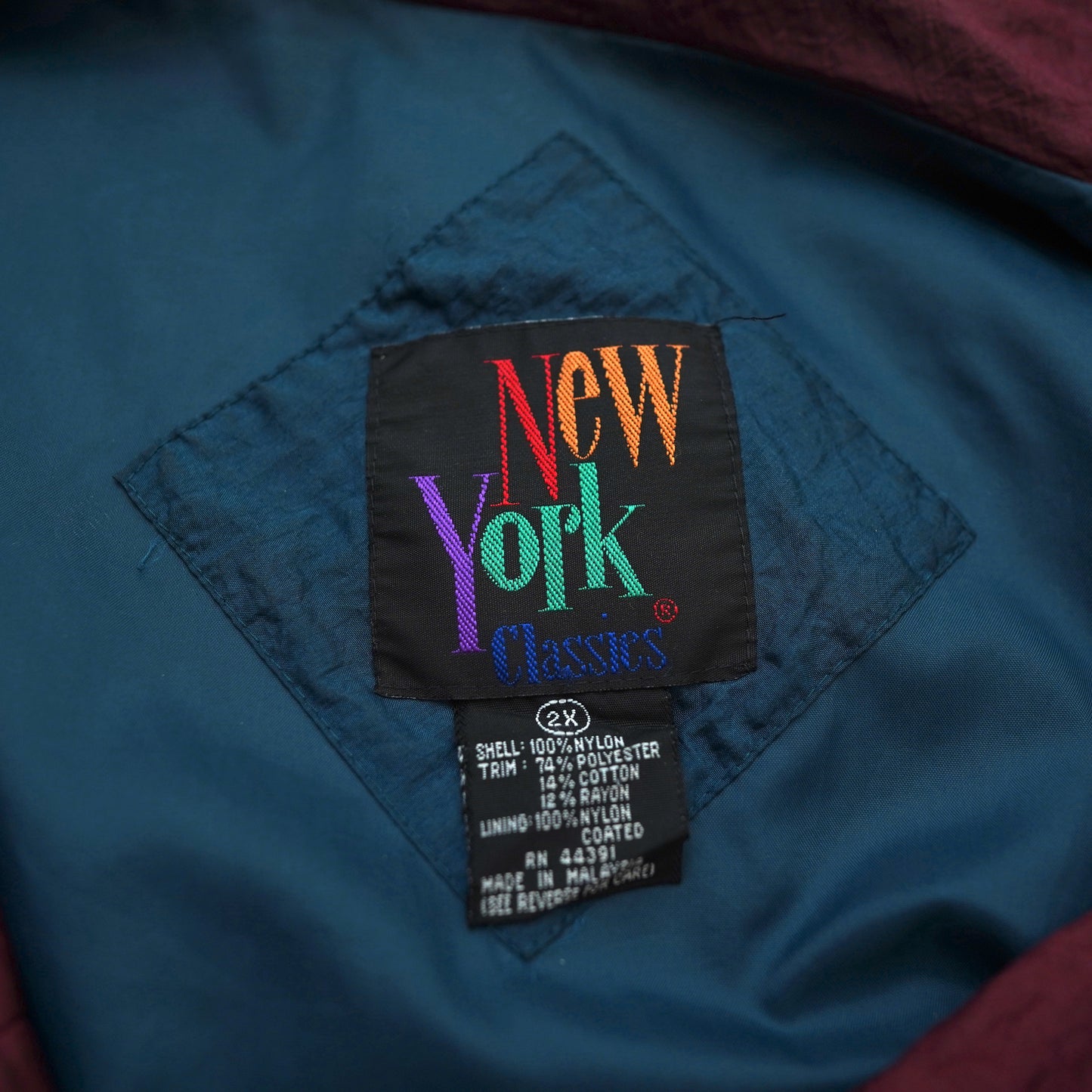90s NEW YORK CLASSICS nylon jacket