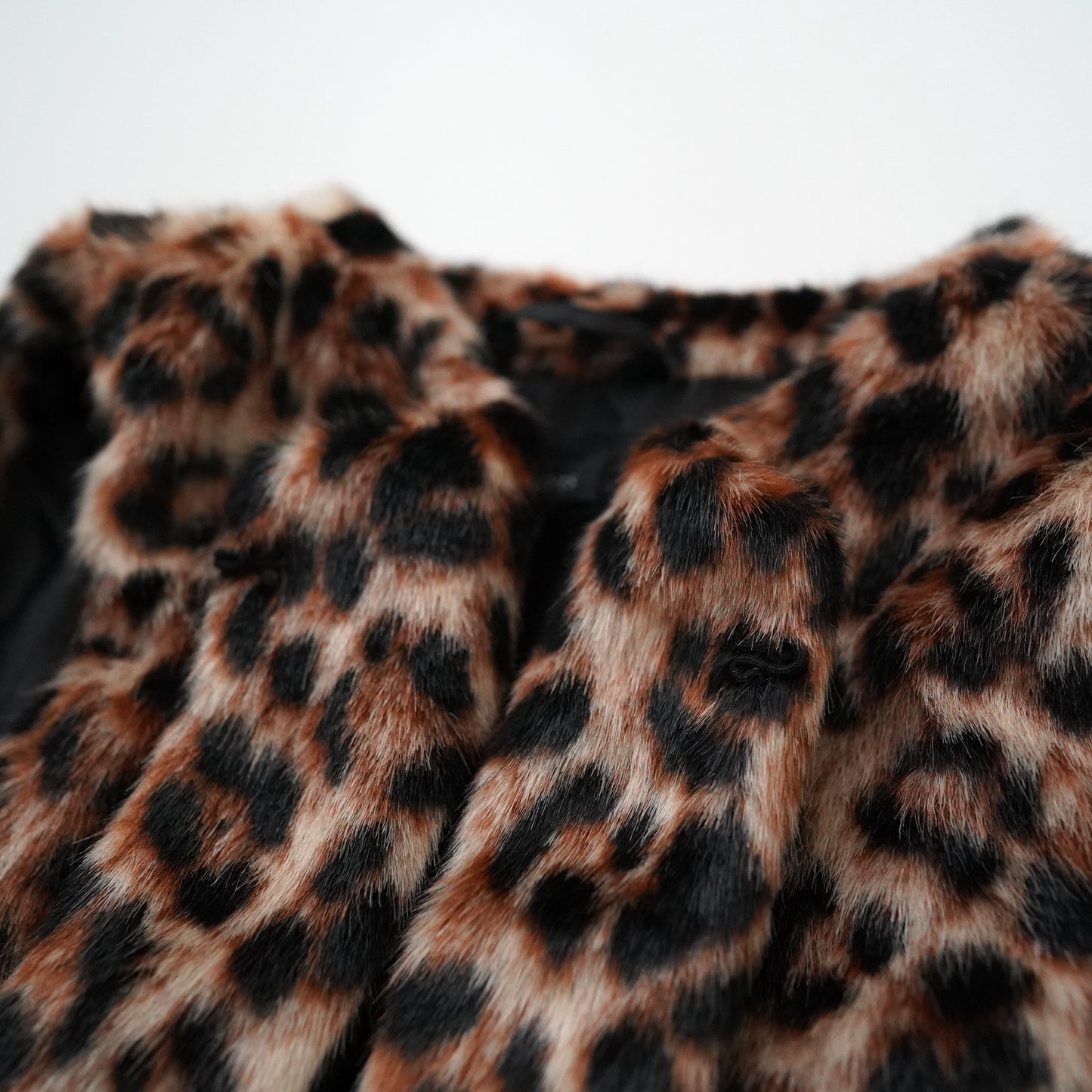 leopard fur vest