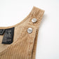 ROUTE 66 corduroy overall dress