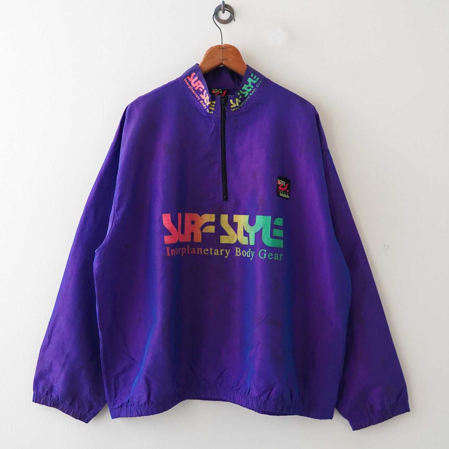 80s pullover nylon jacket