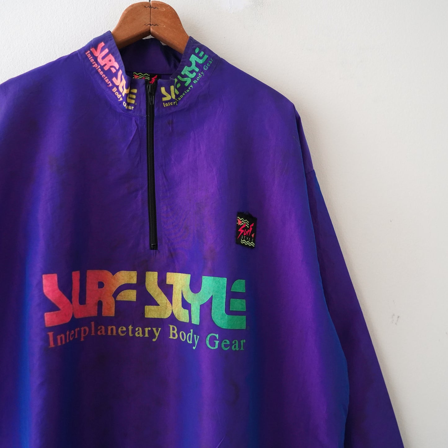 80s pullover nylon jacket