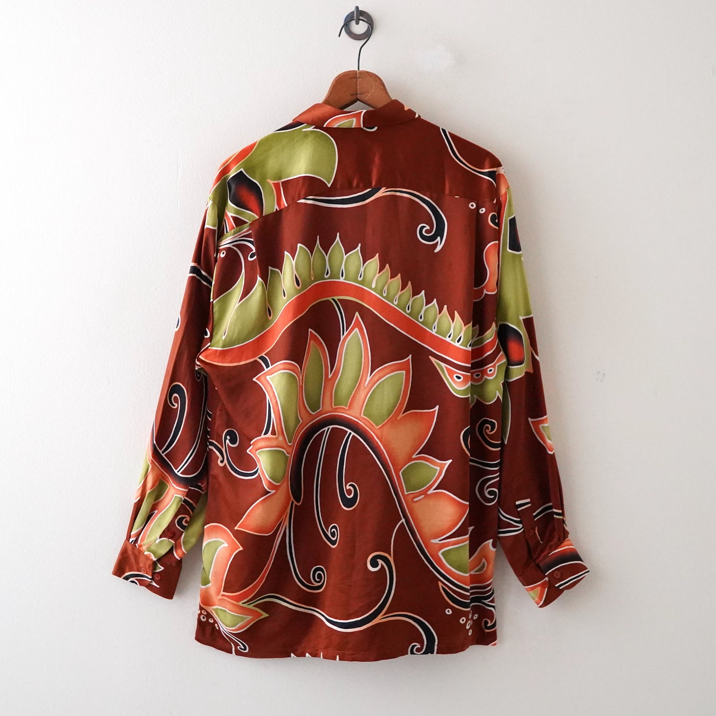 ethnic flower shirt