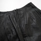 leather slit skirt