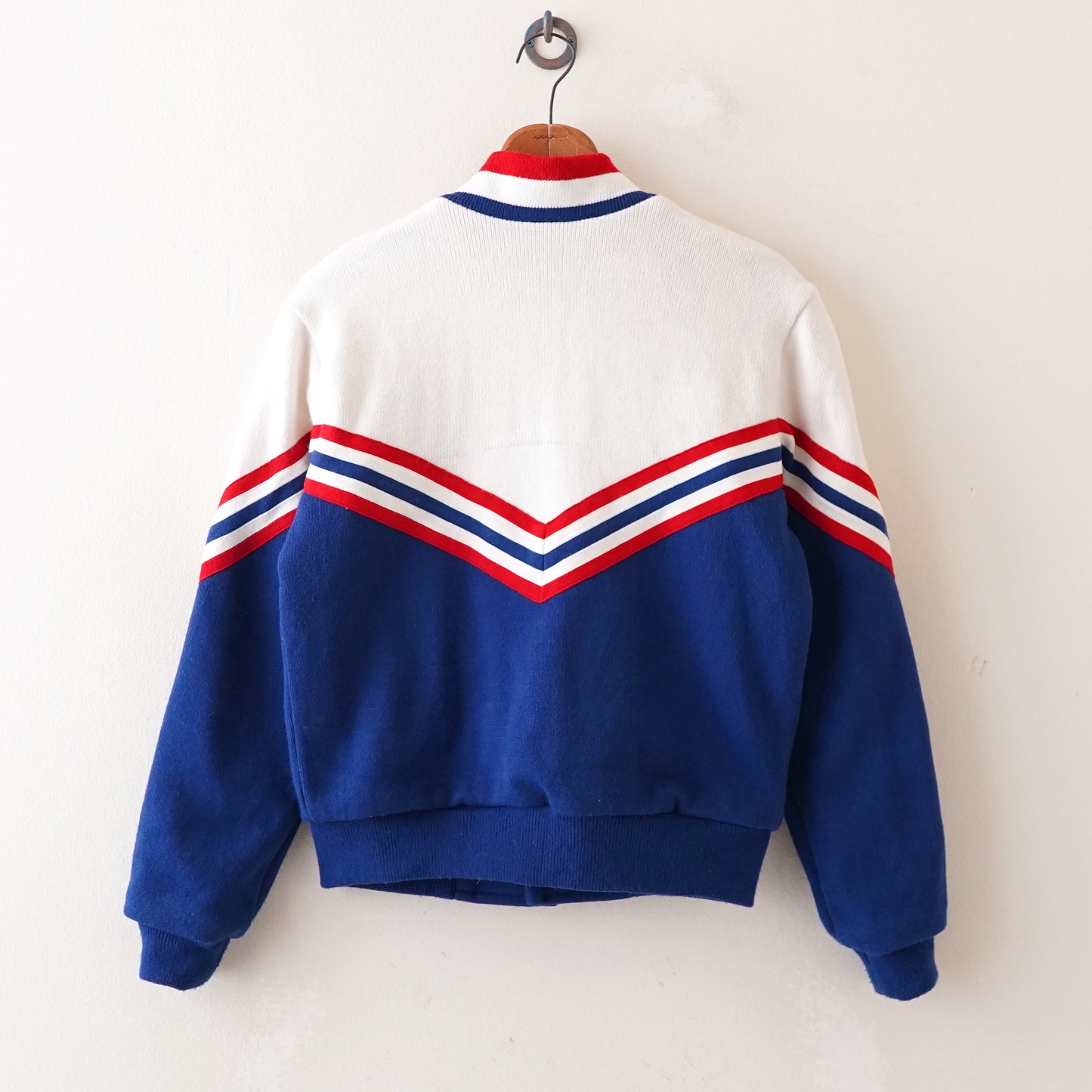 tricolor stadium jacket