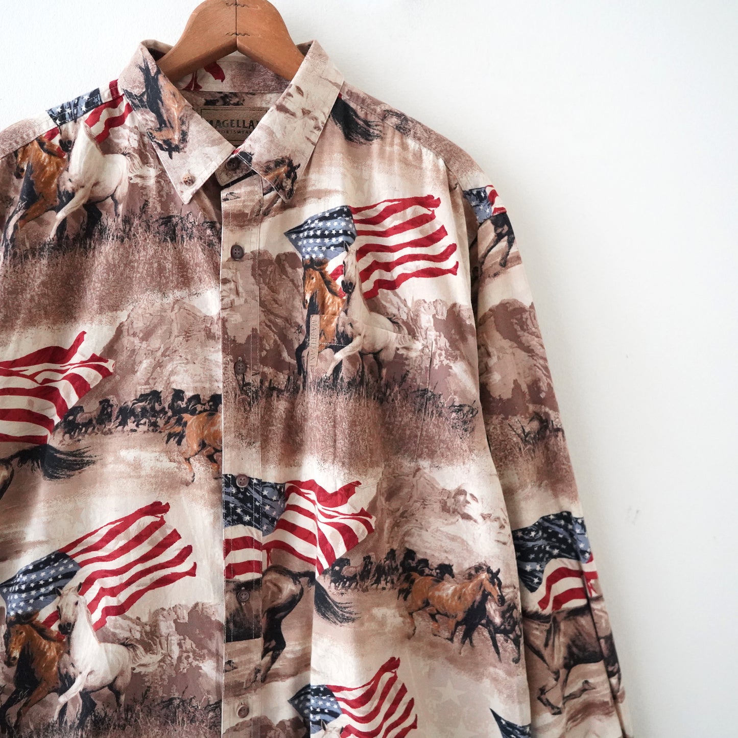 American flag animal shirt