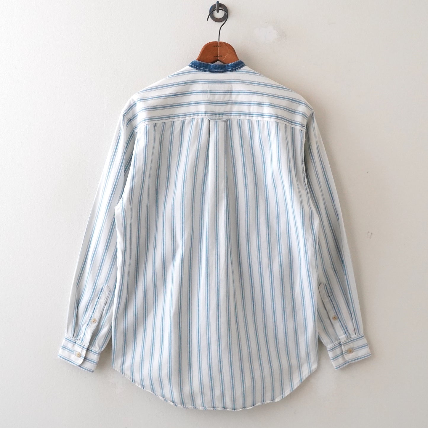 NUTICA nocollar stripe shirt