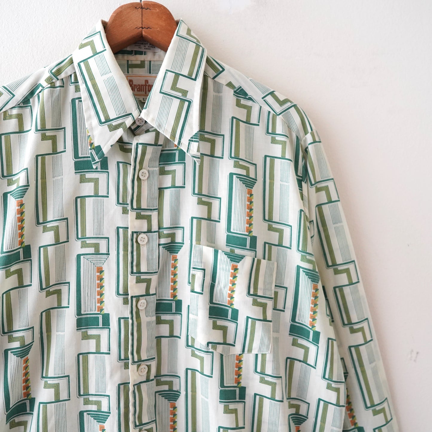 70s pattern shirt