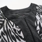 zebra one piece tee