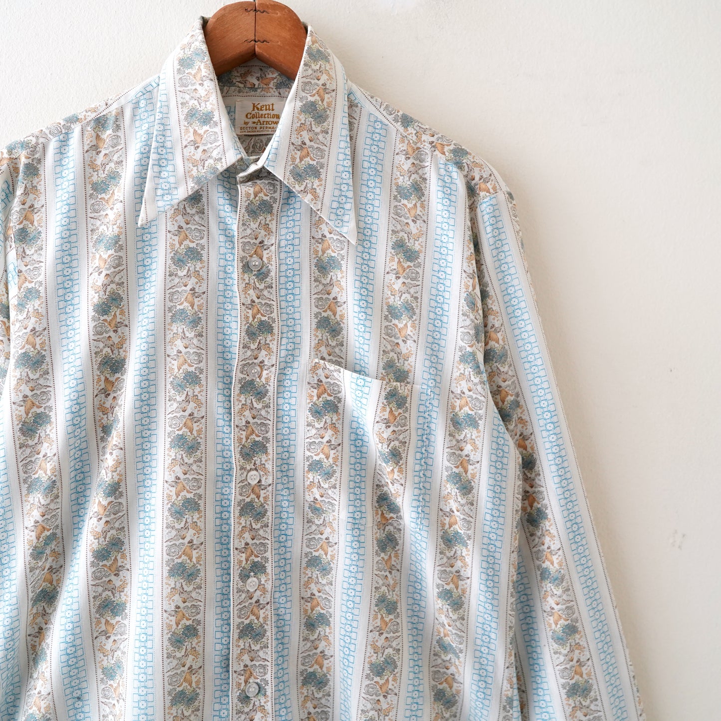 70s patterned shirt