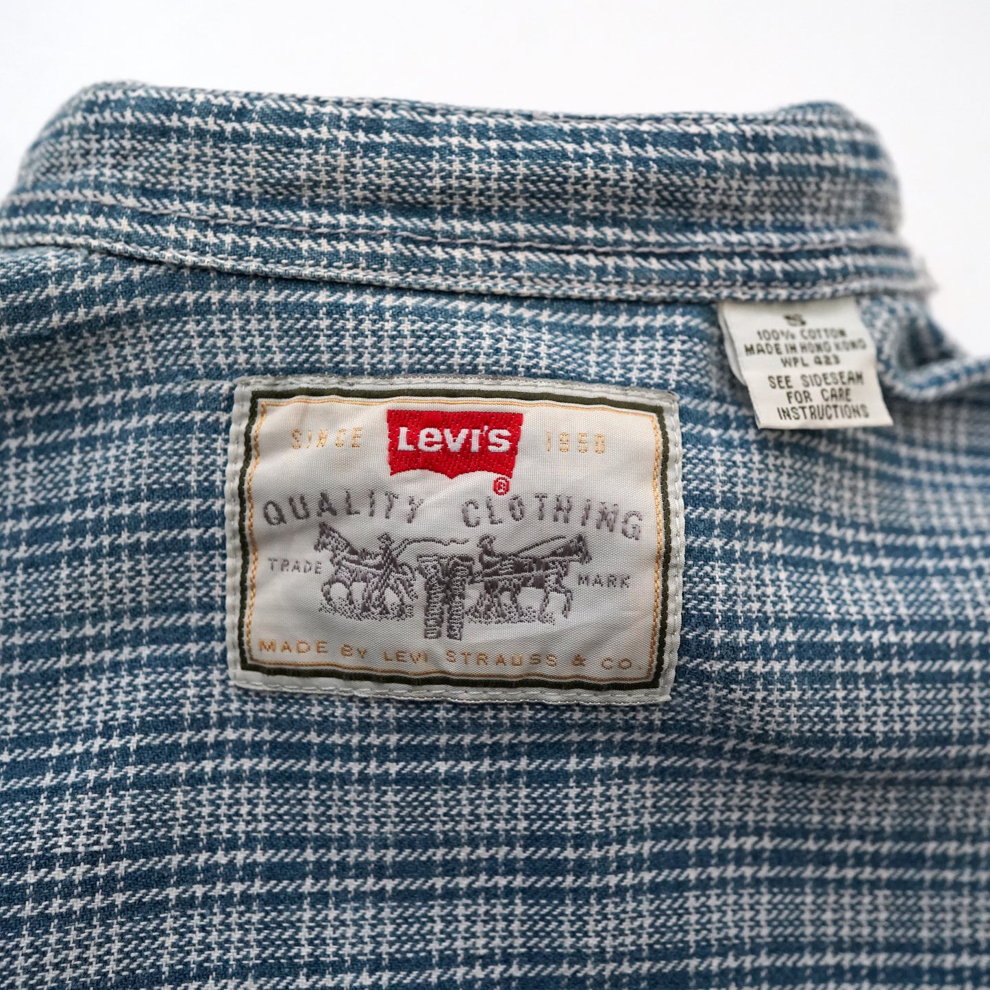 90s Levi’s check shirt