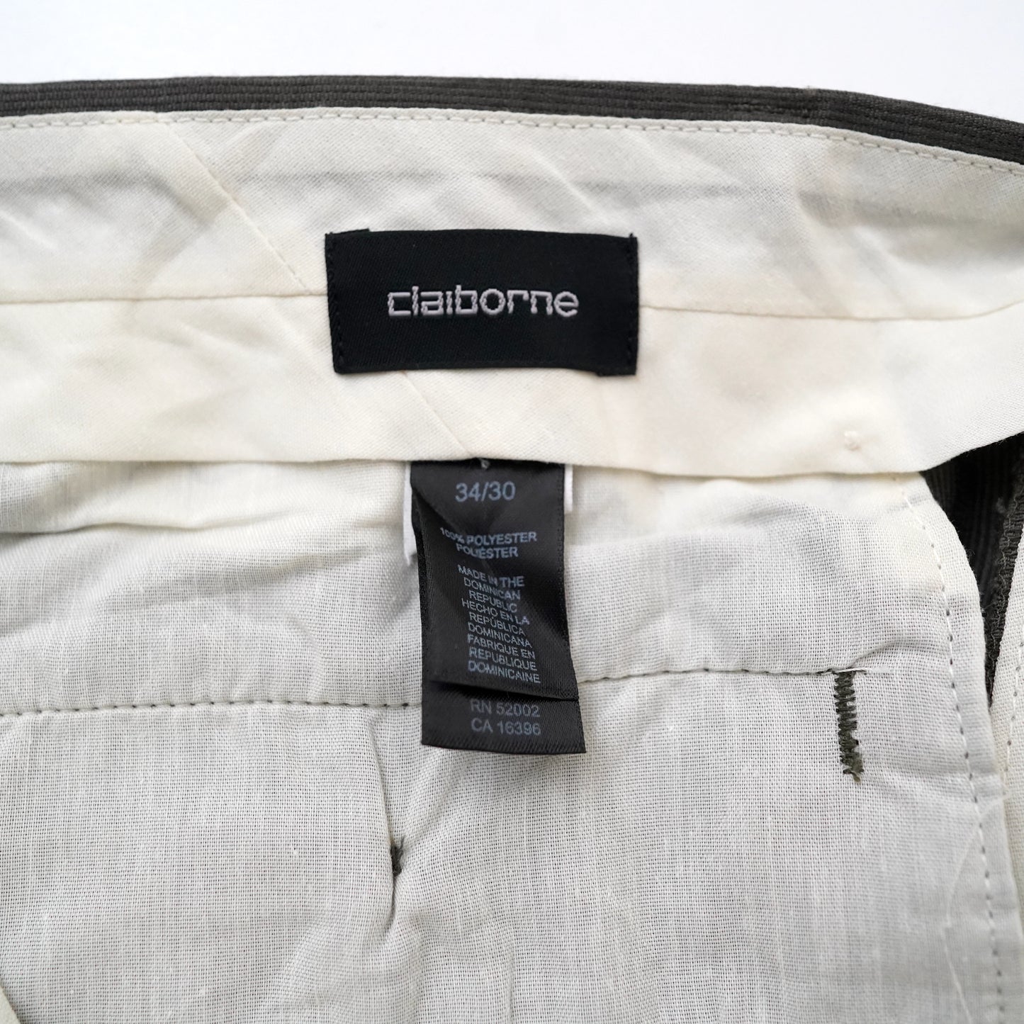 claiborne two tuck long pants