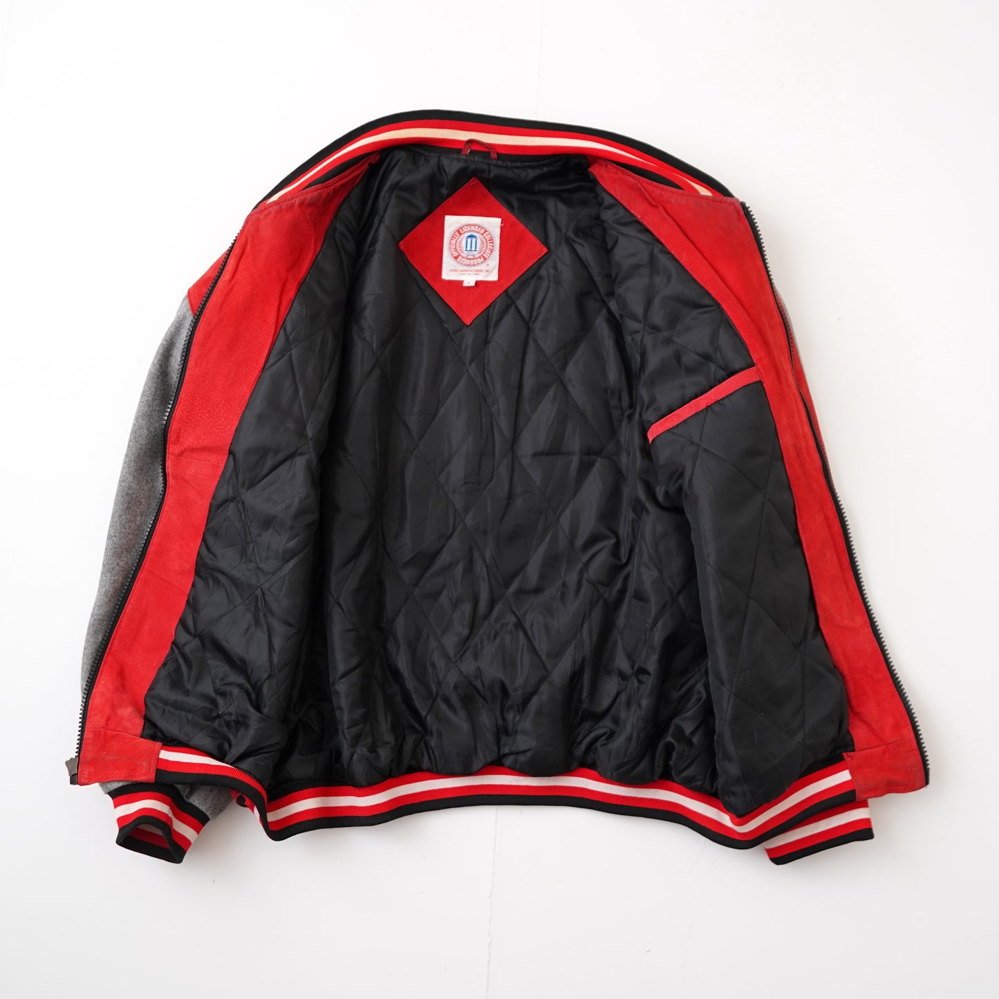 90s stadium leather jacket