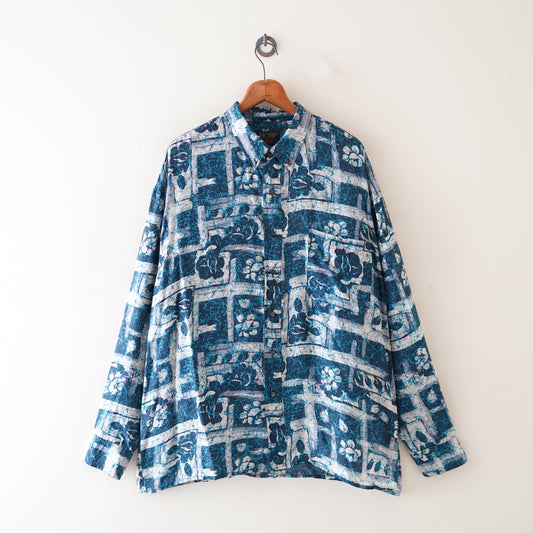 FICTIF silk pattern shirt