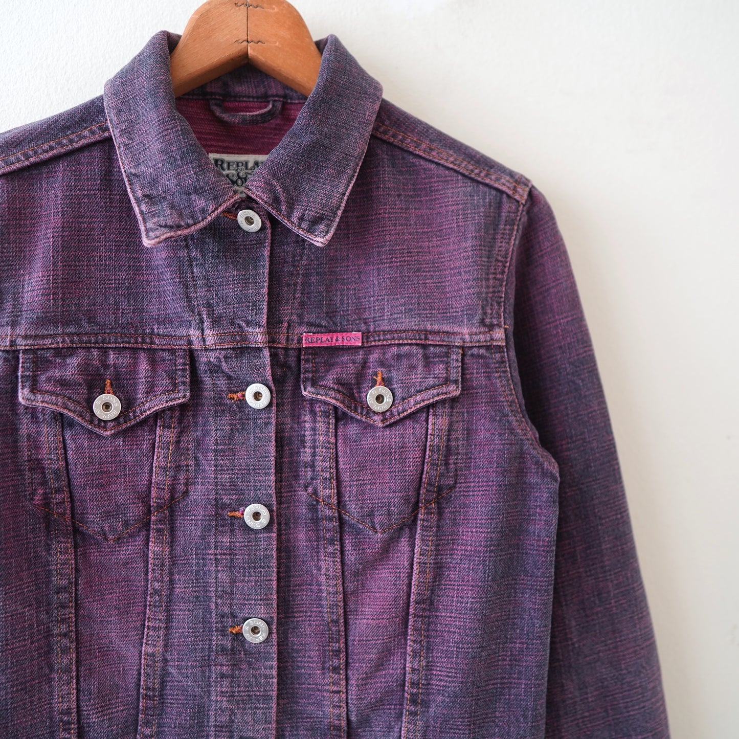 color denim jacket