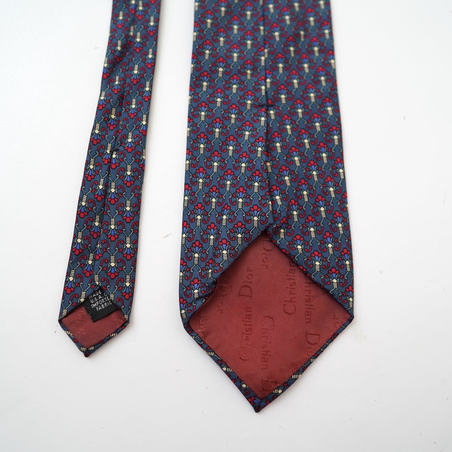 Dior patterned necktie