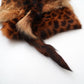 leopard fur shoulder bag