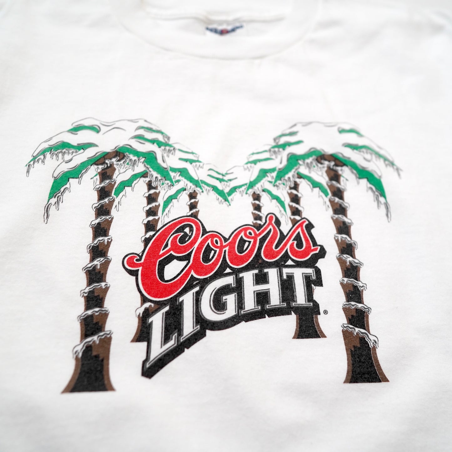 90s Coors Light print tee