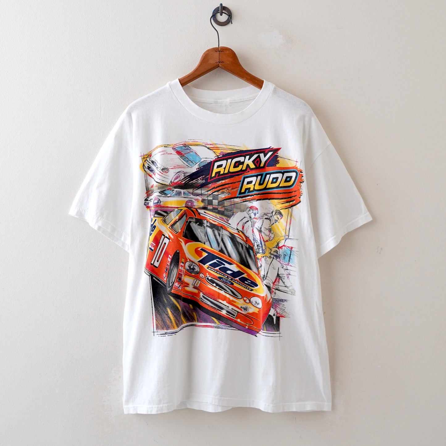 90s racing print tee