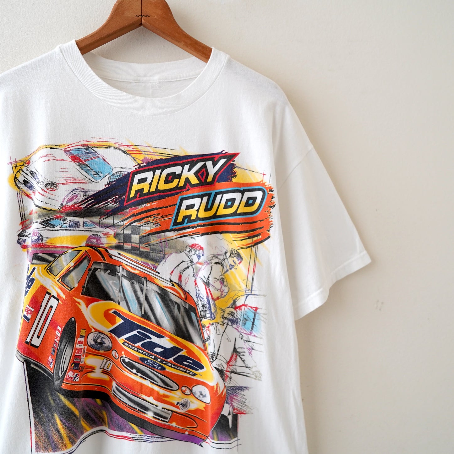 90s racing print tee