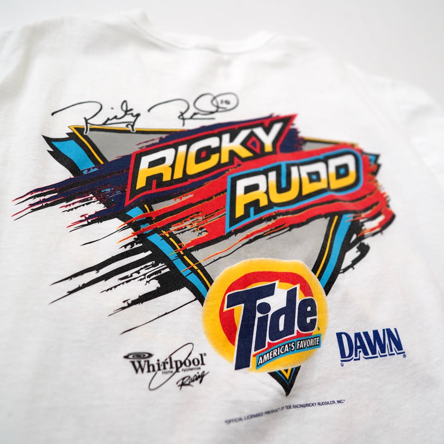 90s racing print tee