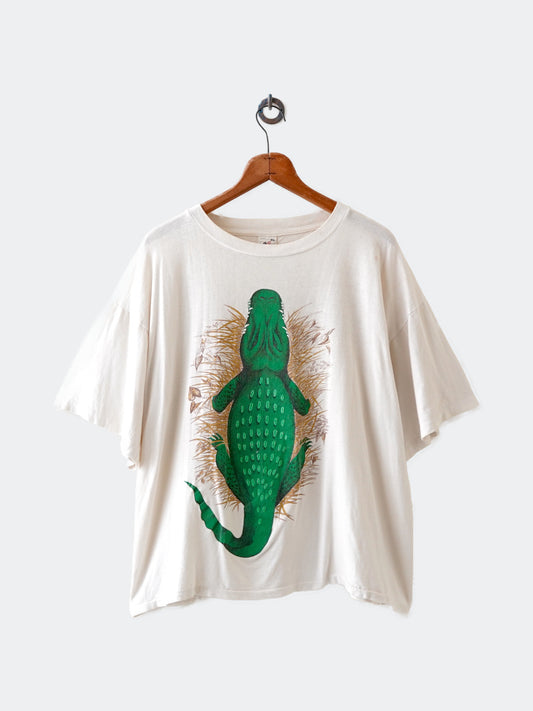 90s animal print tee