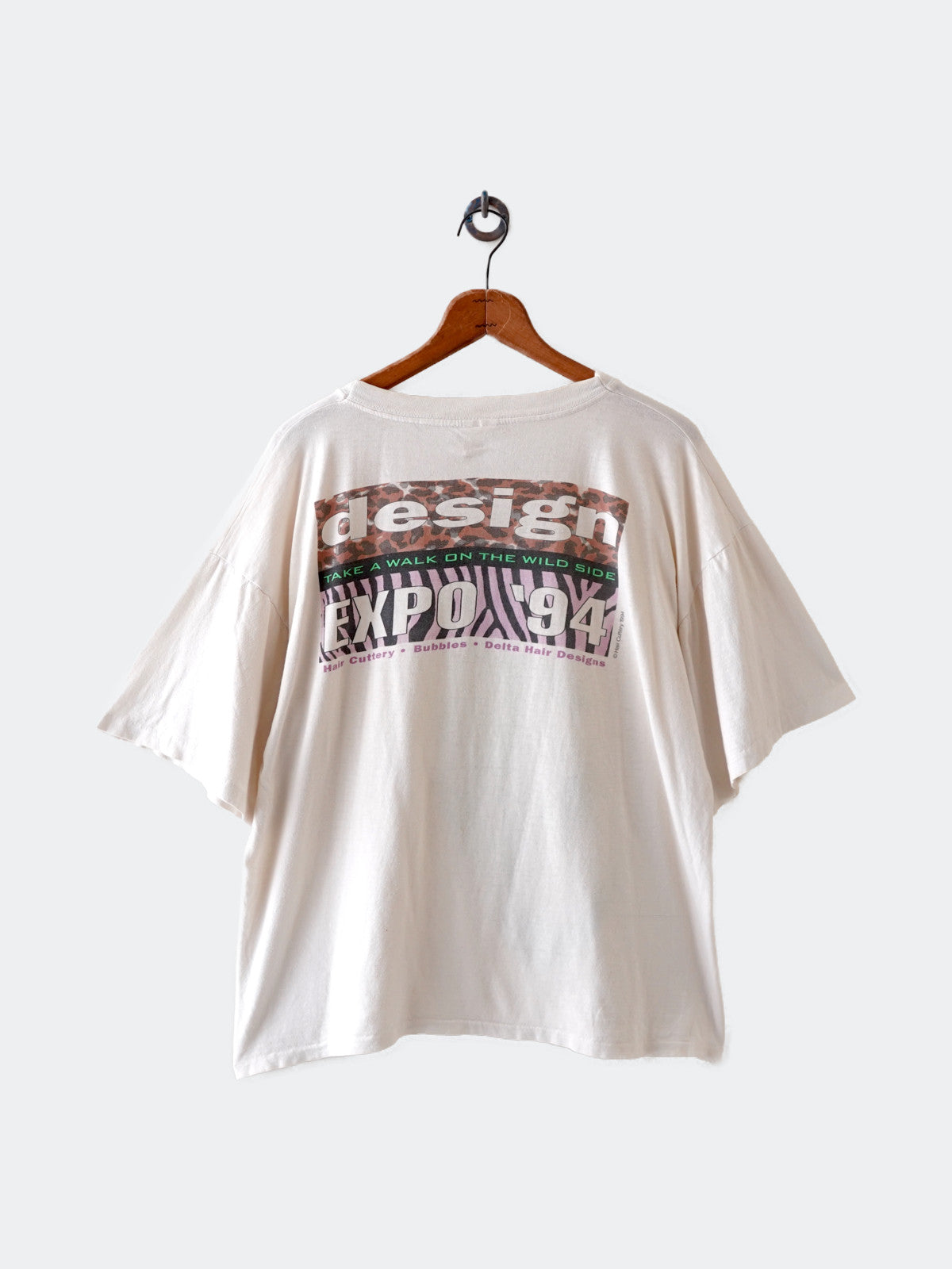 90s animal print tee