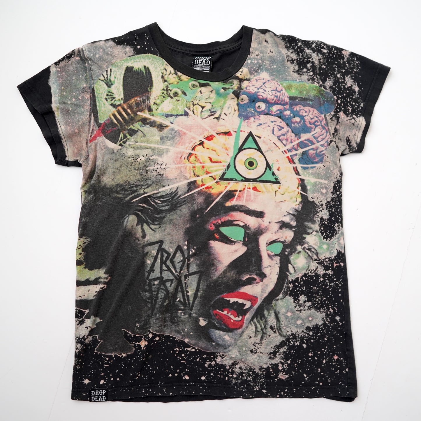 DROP DEAD print tee