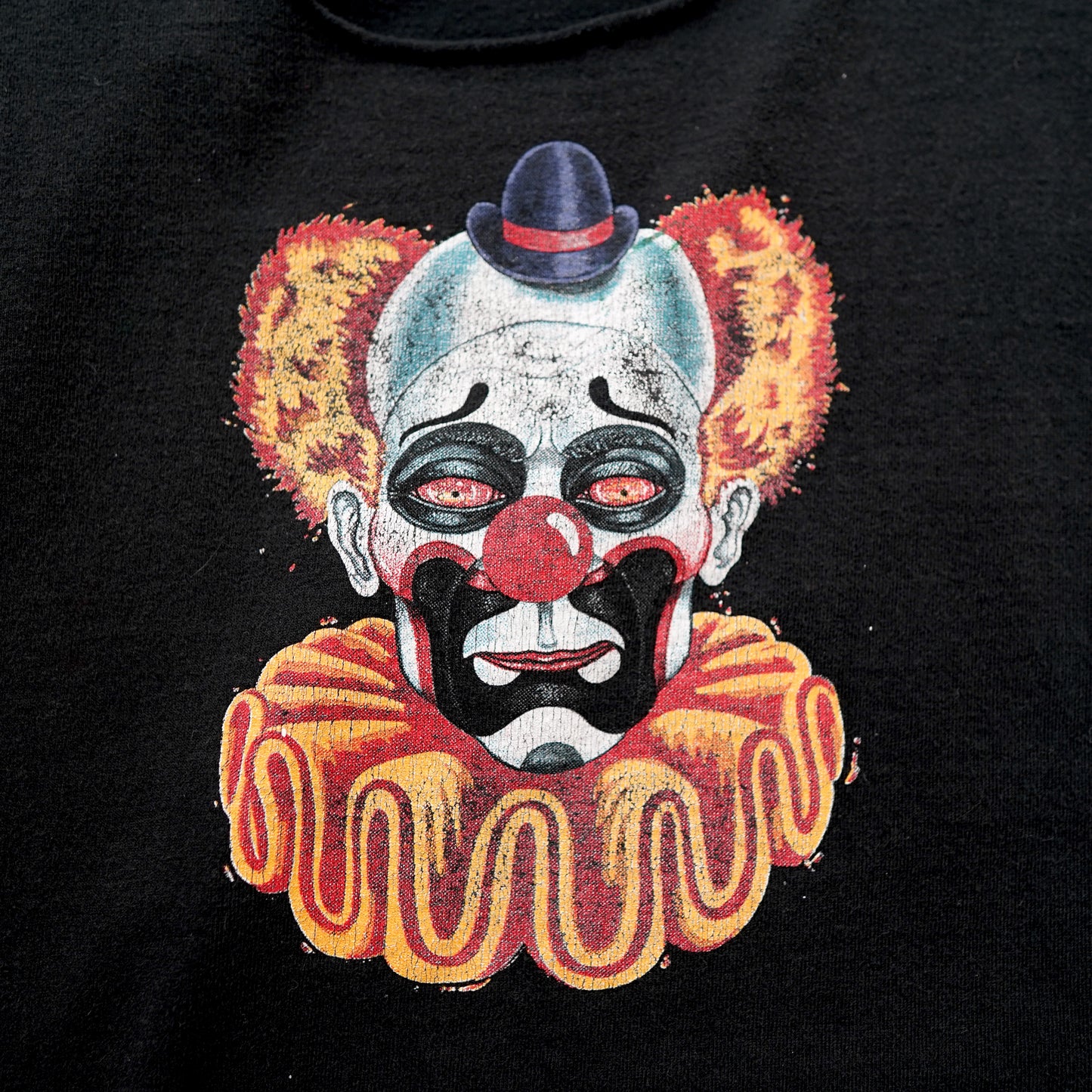 clown print tank top