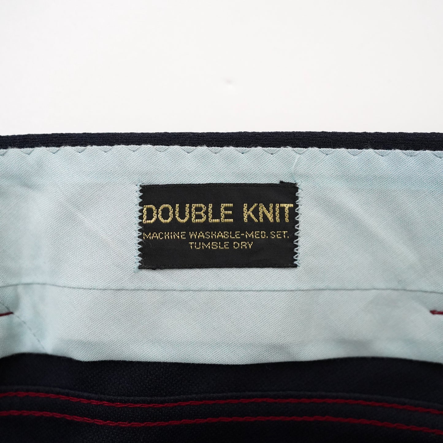 Double Knit contrast stitching slacks